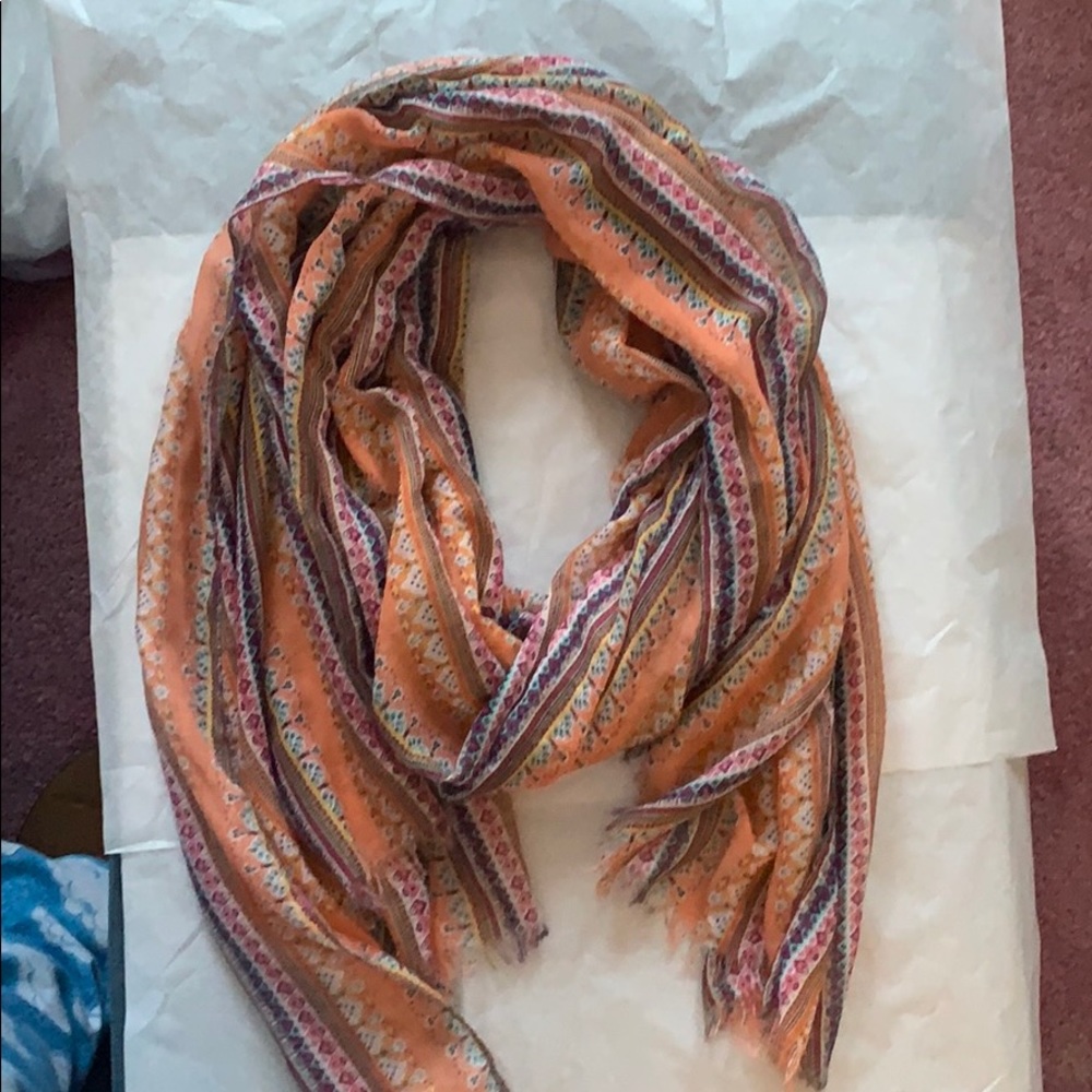 Springtime multi colored scarf